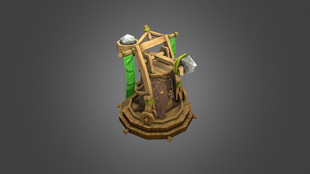 catapult - 3D model by steamrocket [b9e50dc] - Sketchfab