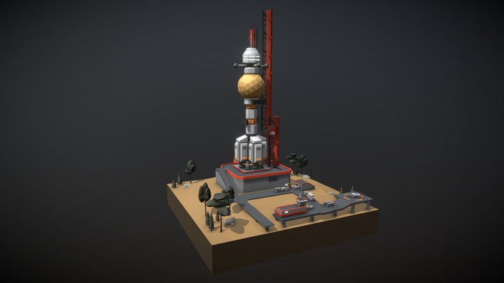 Rocket loading 3D Model