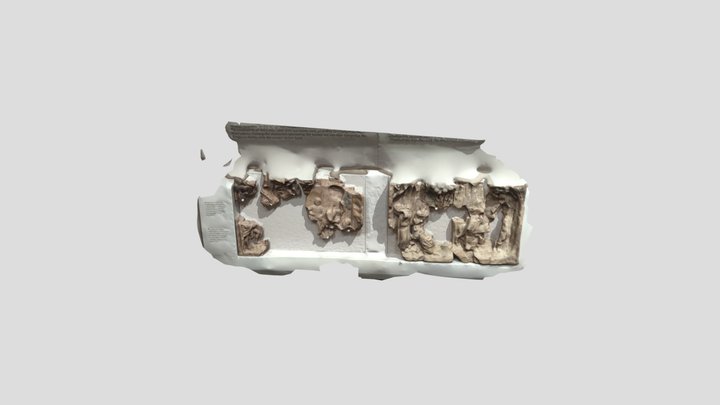 XVI Sec Church Bas-Relief 3D Model