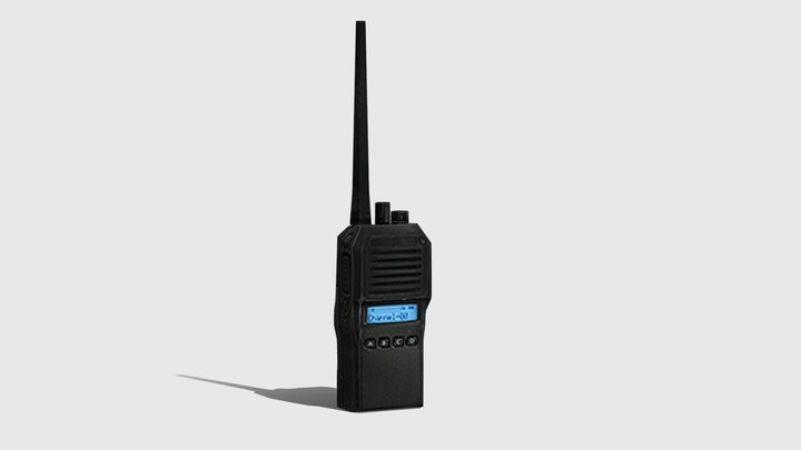 Walkie-Talkie PSX Style (Low-Poly) 3D Model