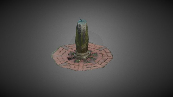 Mary Washington House Sundial 3D Model