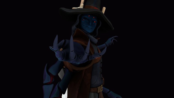 Summer Character 2 3D Model