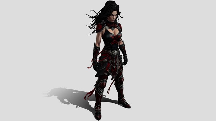 Crimson Vanguard 3D Model