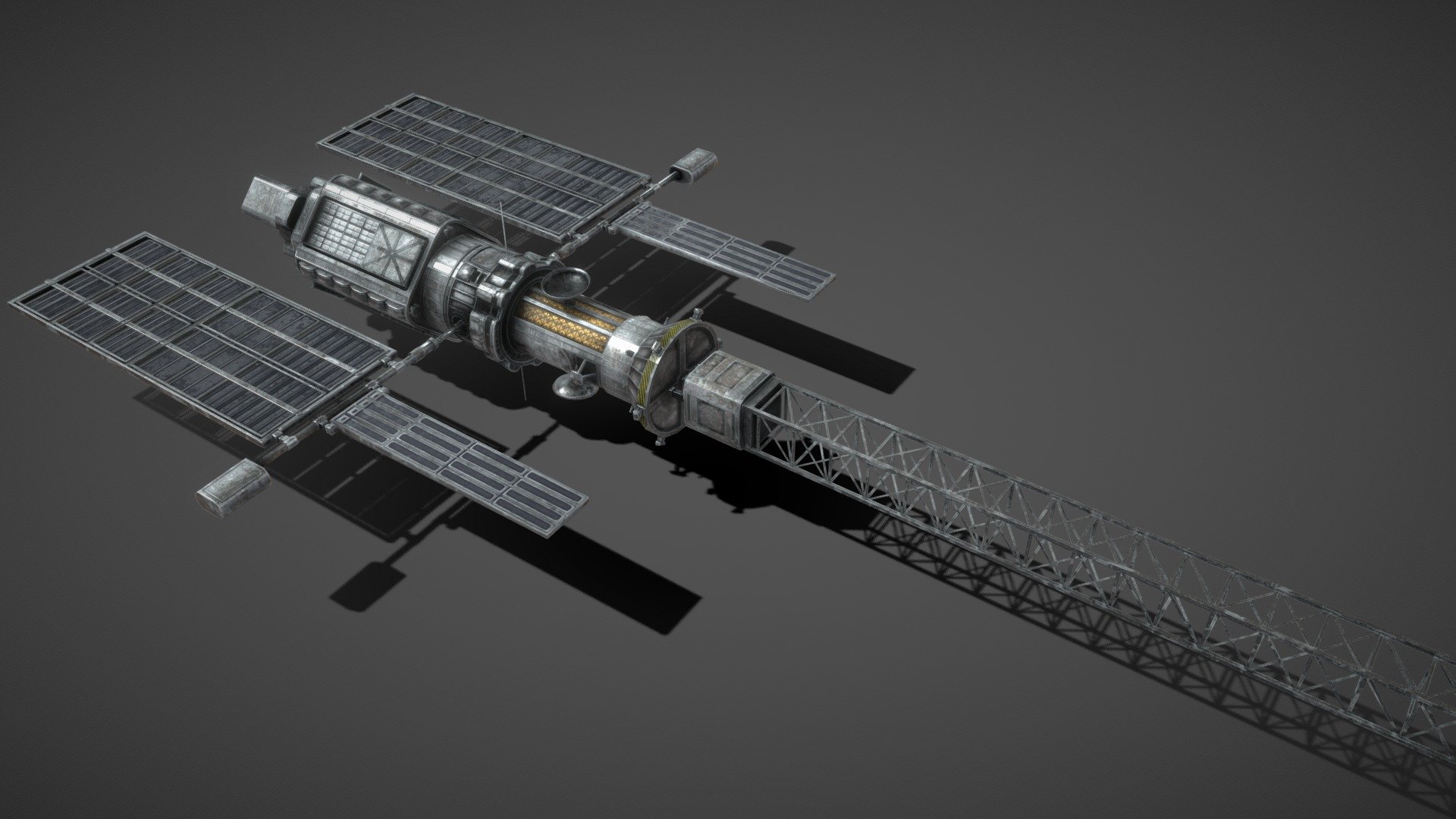 Game-ready Space Satellite - 3D model by Osmarkkk [b9e899f] - Sketchfab