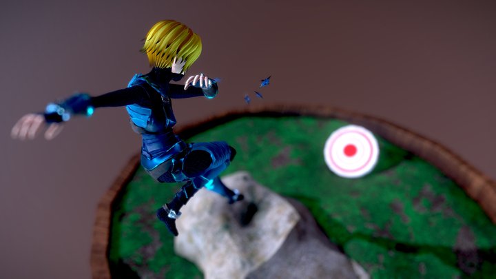 Marie Ninja Armor 3D Model