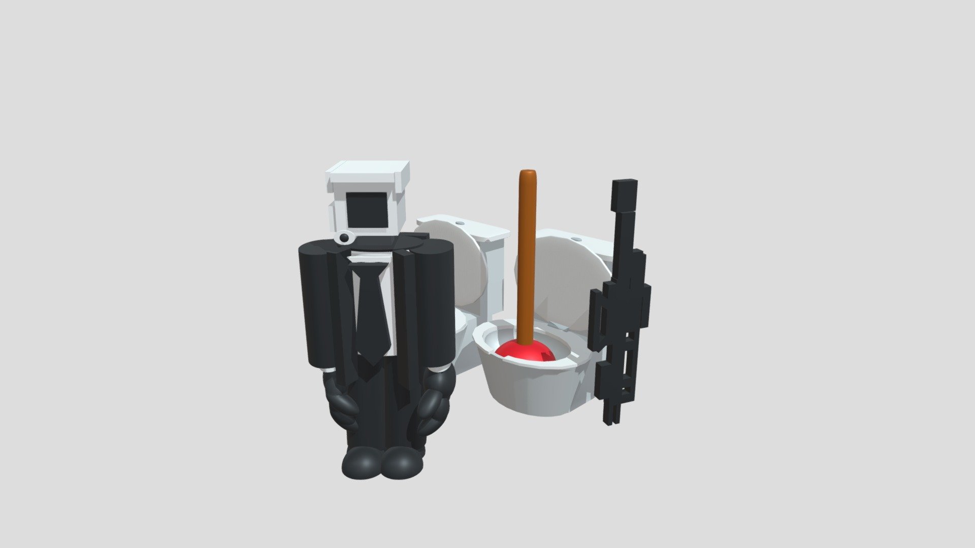Remake Normal CameraMan - 3D model by NahOmgbruh69 [b9ea339] - Sketchfab