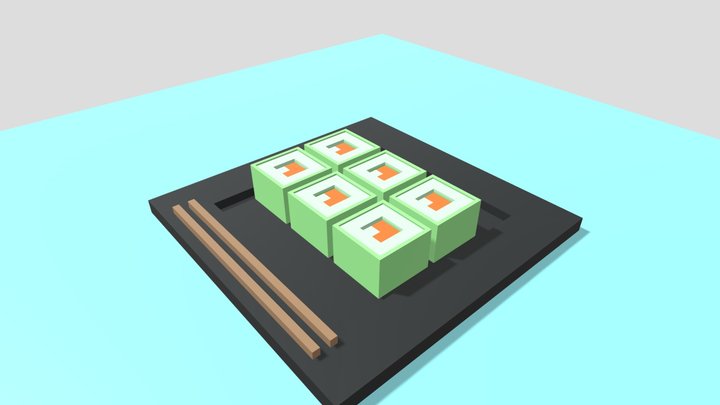 Sushi 3D Model