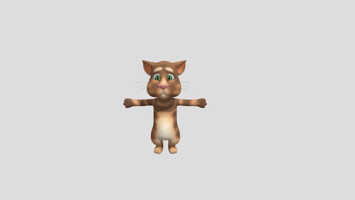 Leo le chat 3D Model