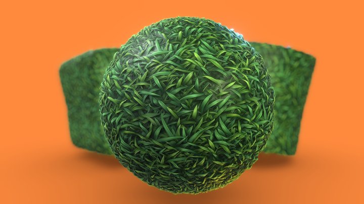 Stylized PBR Texture / Material Ground 3D Model