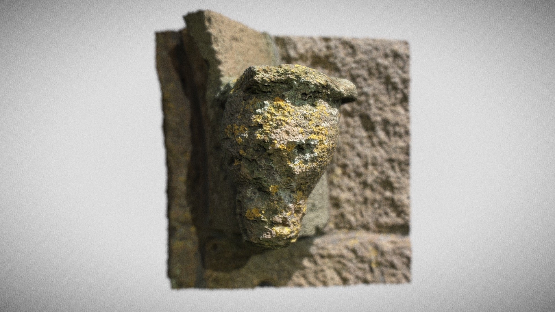 Medieval head 2, St Breward Church
