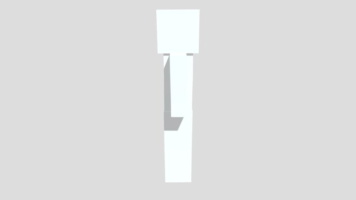Cross Flame Minecraft (Rigged) 3D Model