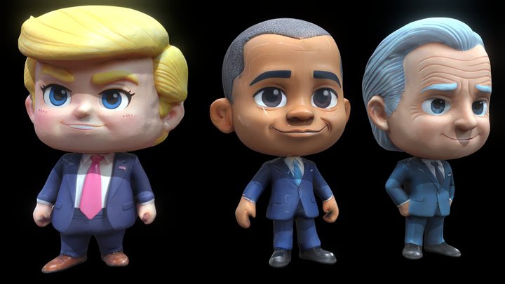 Chibi 3D models - Sketchfab