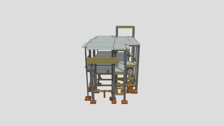 Projeto Estrutural Luiz Adelino - ProjCom 3D Model