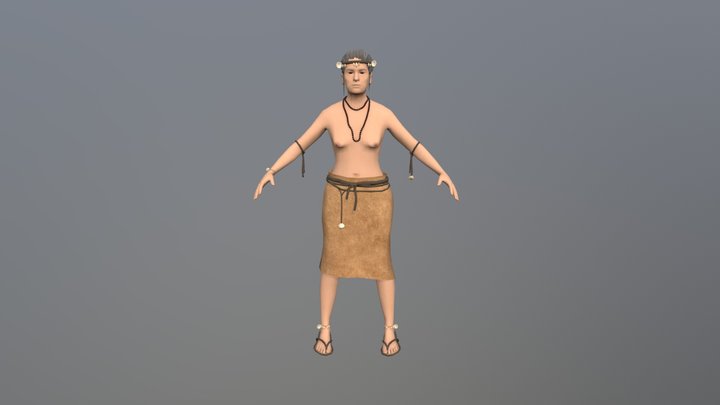 MUJER (70 AÑOS) 3D Model