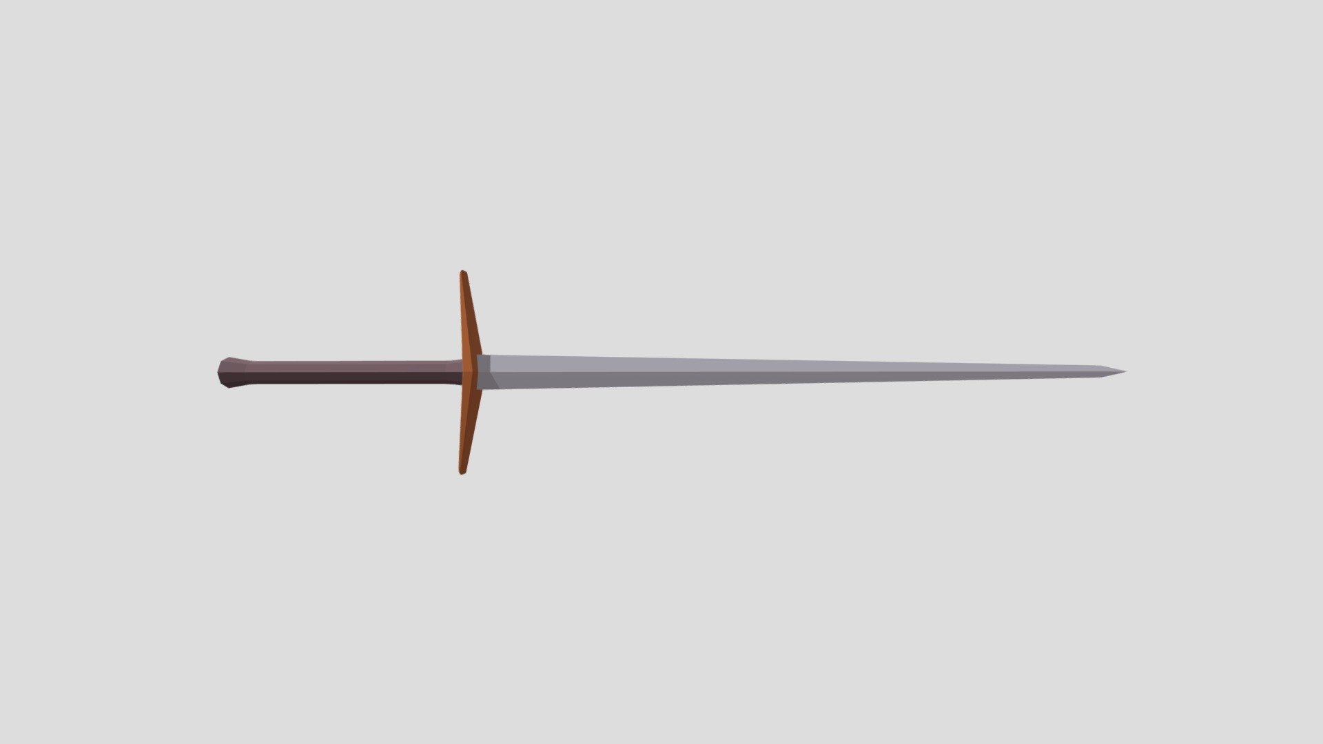 Basic sword - Download Free 3D model by Gron (@Grone) [b9eca47] - Sketchfab