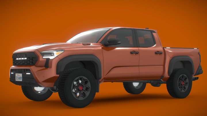 Toyota Tacoma TRD Pro 2024 3D Model
