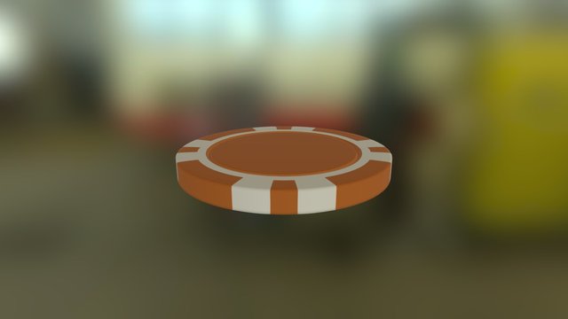 Casino Poker Chip 3D Model