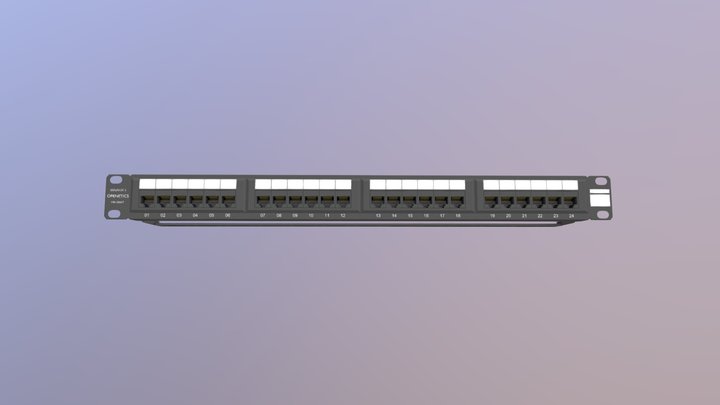 B2 79 Panel 24 Pines 3D Model
