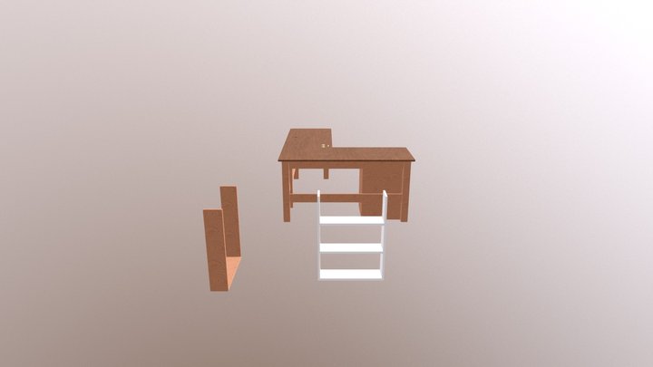 Dave's Desk 3D Model
