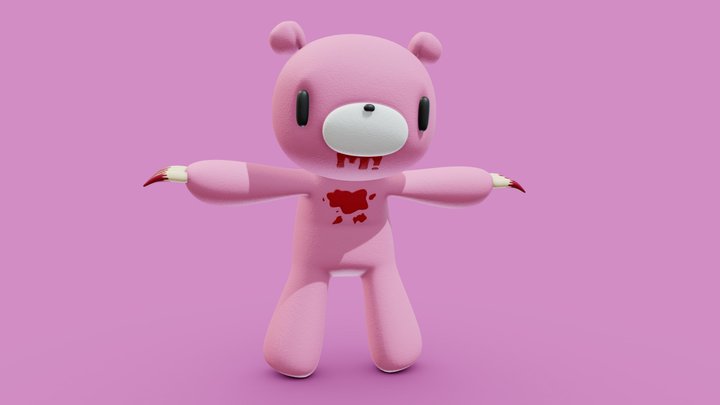 Gloomy Bear 3D Model