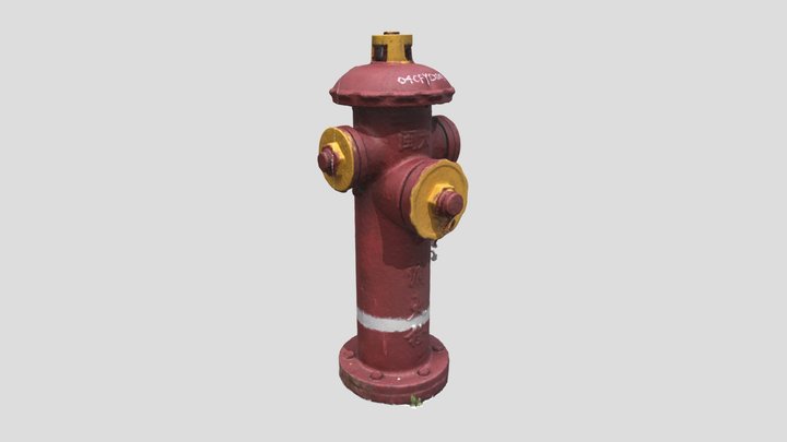 Fire Hydrant 3D Model