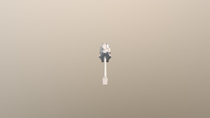Screwdriver_AAU_GAM401 3D Model