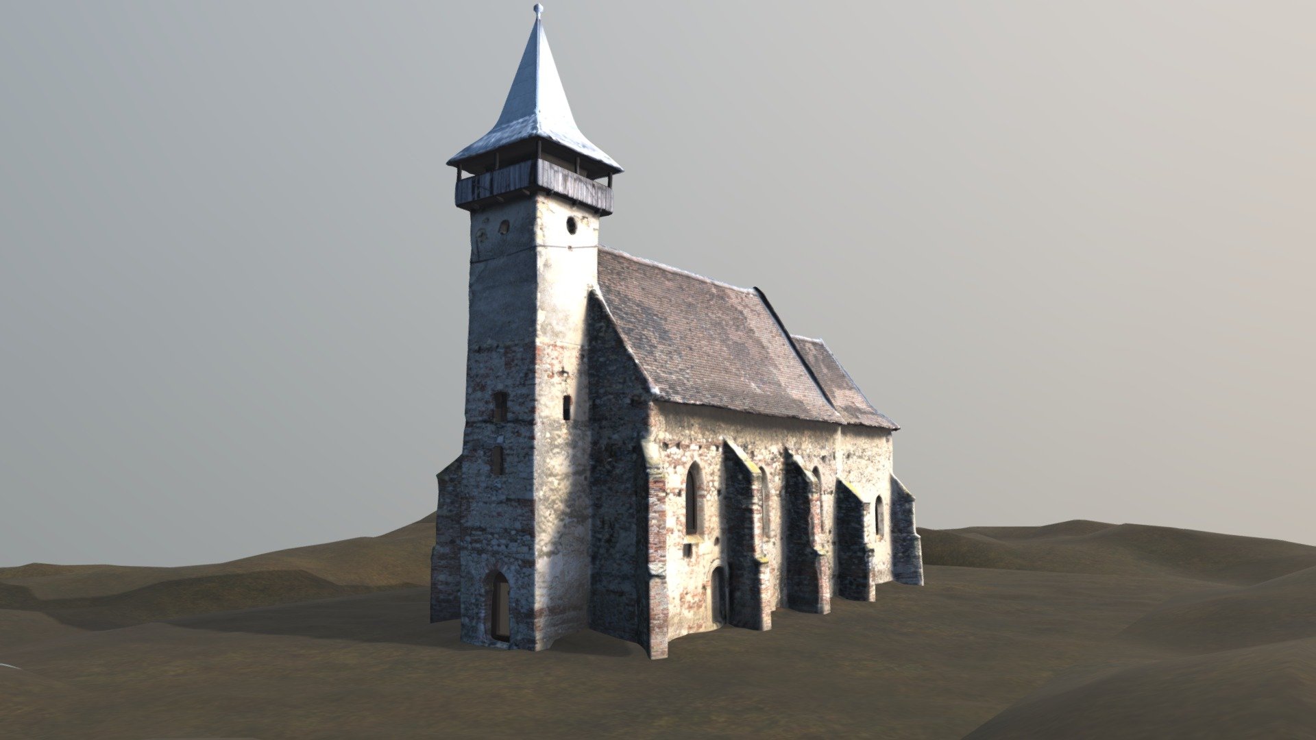 Santimbru Church With Interior