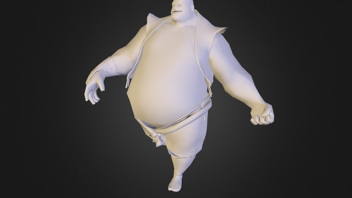 Fat guy 3D Model