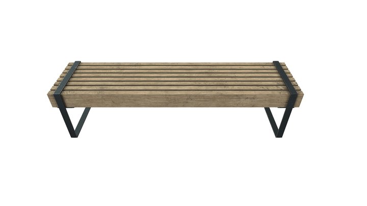 Лавка (Metal Wood Bench) Urban Loft Bench
