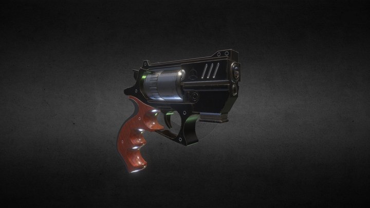 Revolver 3D Model