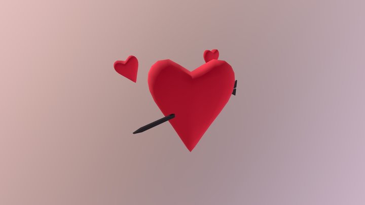 Hearts 3D Model