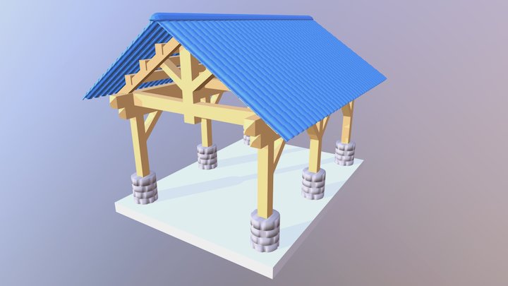 Viking Pavilion 3D Model