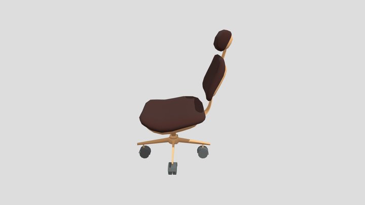 Office Chair - Low Poly 3D Model 3D Model