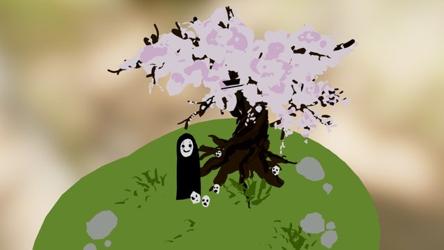 Cherry Tree 3D Model
