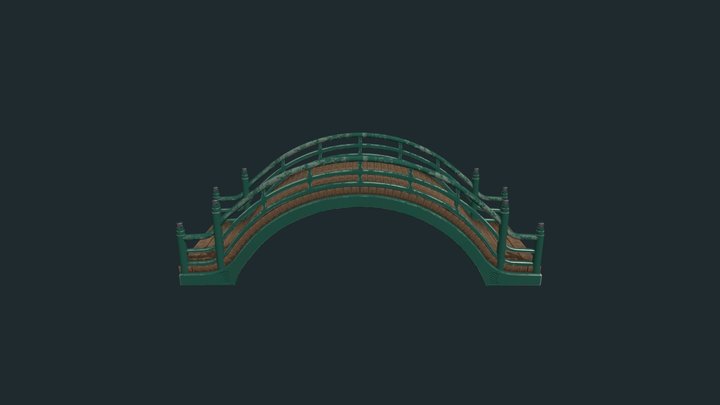 Stylized Bridge 3D Model