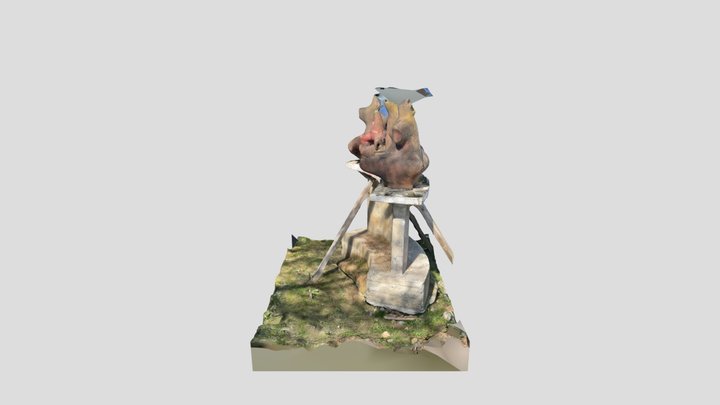 Escultura Frontis 3D Model