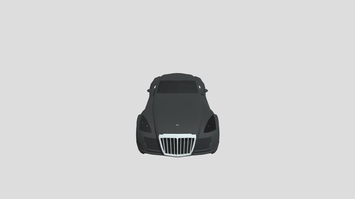 Maybach Exelero Sports Car 3D Model