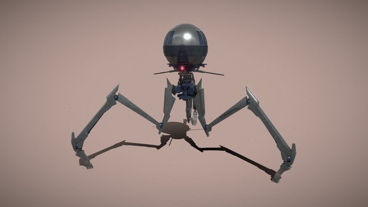 -Star Wars- Octuptarra Droid 3D Model