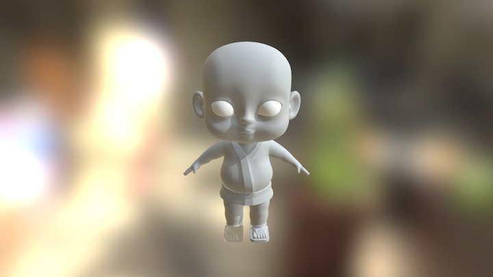 Haru Model V2 - The Little Monk 3D Model