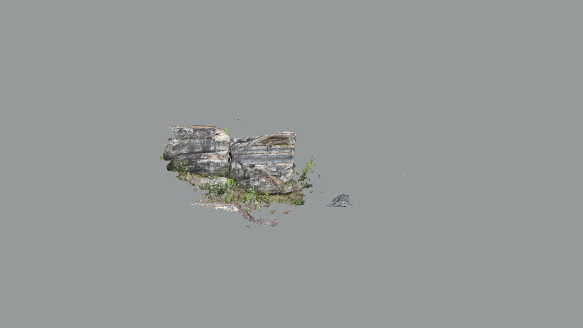 Grenville rocks outcrop
