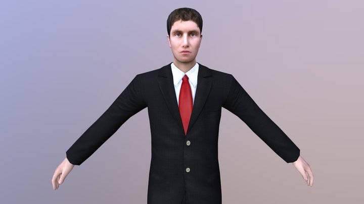 MAN 57 -WITH 250 ANIMATIONS 3D Model