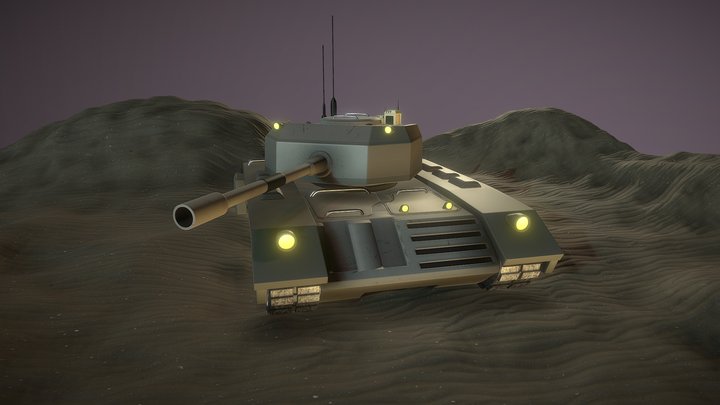 Military Tank 3D Model