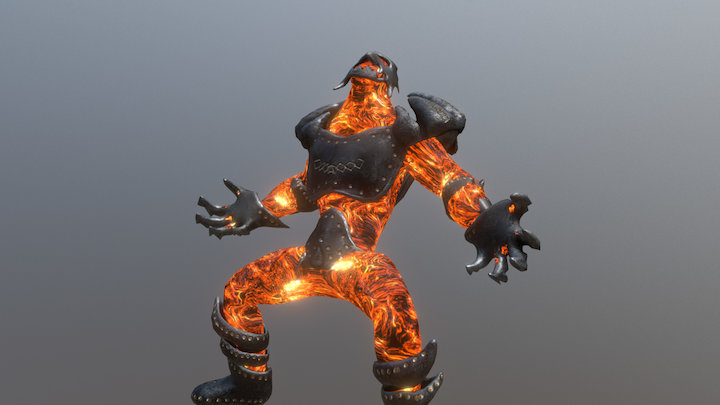 Fire Brute 3D Model