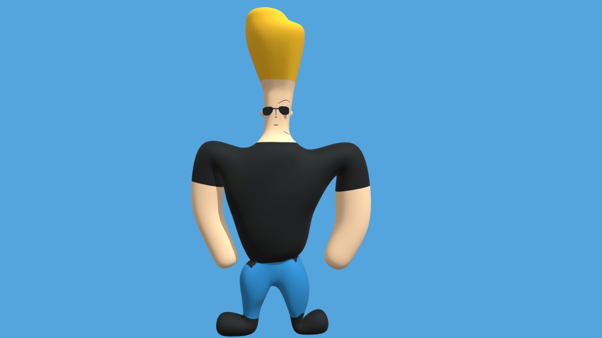 Johnny Bravo - Download Free 3D model by Parttimegamedev (@kayanush ...