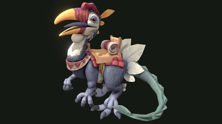 fantasy mount 3D Model