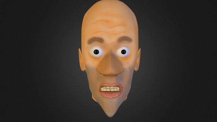 Bald Dude 3D Model
