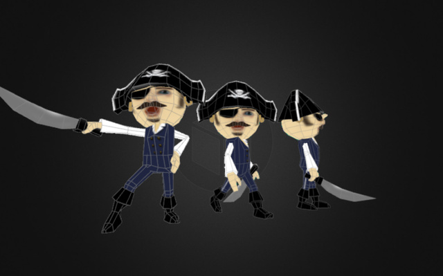 Pirate 3D Model