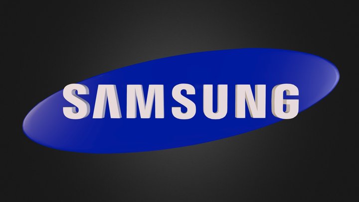 Samsung Logo 3D Model