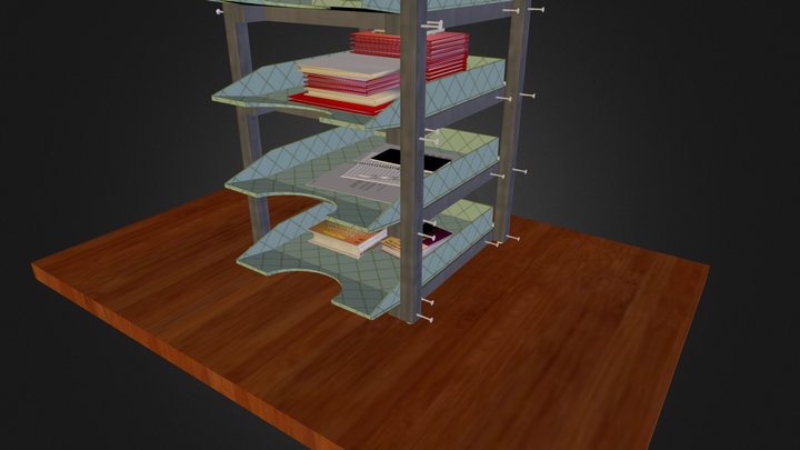 Auxiliar escriptori 3D Model