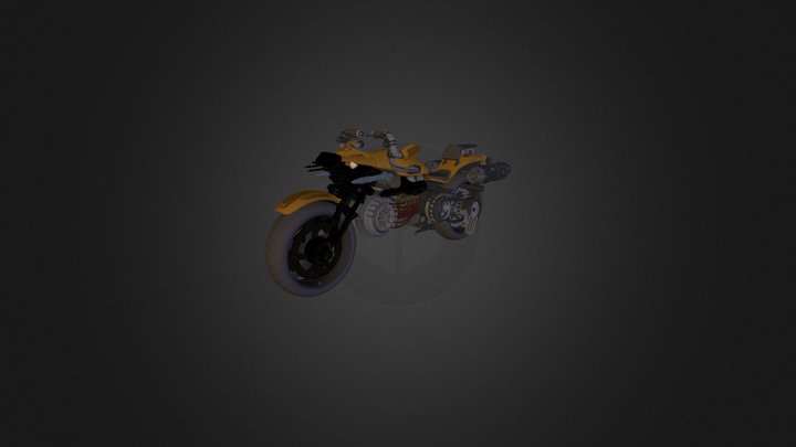 Rocket Bike Demo 3D Model